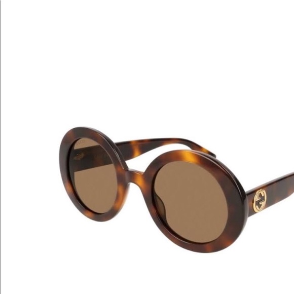Gucci Accessories - GUCCI ROUND HAVANA SUNGLASSES.